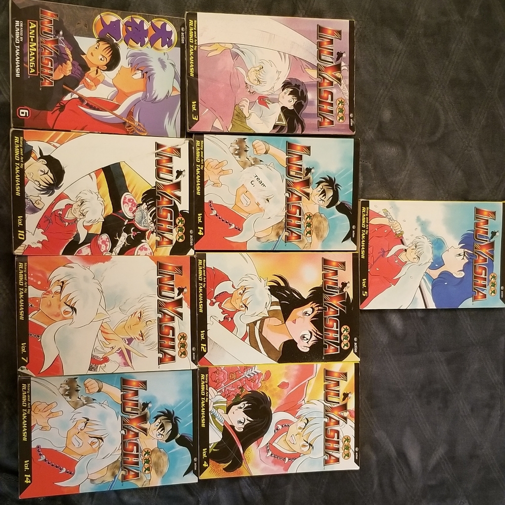 Inuyasha Anime Books